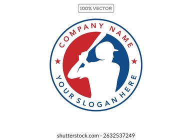 Baseball player vector silhouette. Baseball player logo design. Sport club template