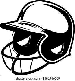 Baseball Players Batting Helmet Equipment For Uniform