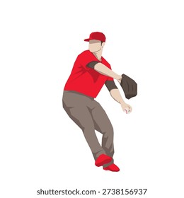 baseball players pose or movement when playing
