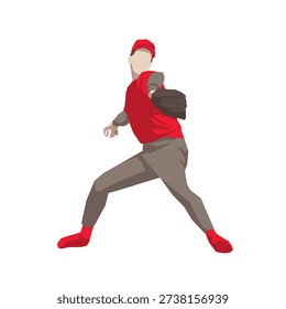 baseball players pose or movement when playing