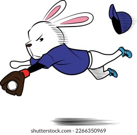 Baseball player's rabbit plays an active role