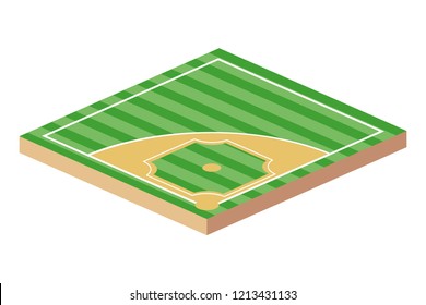 Baseball playing field