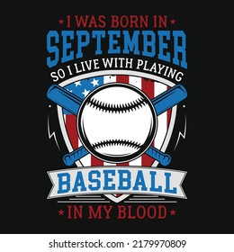 baseball playing graphic T-shirt design American game playing T-shirt design