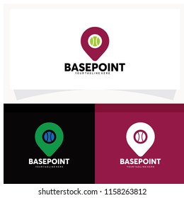 Baseball Point Logo Design Template