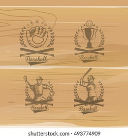 baseball related icons image