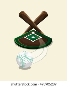 baseball related icons image