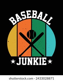 Baseball retro vintage design for baseball lovers