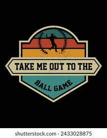 Baseball retro vintage design for baseball lovers