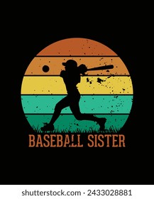 Baseball retro vintage design for baseball lovers