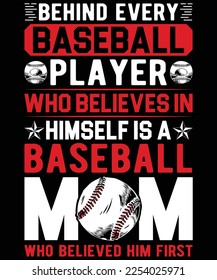 Baseball retro vintage typography Graphic Vector Tshirt Illustration