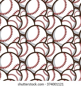 Baseball Seamless Pattern