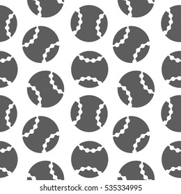 baseball seamless pattern for boy. Sports balls on background.