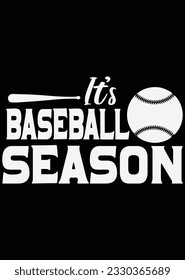It's Baseball Season eps cut file for cutting machine