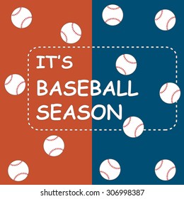 Baseball season vector design illustration.