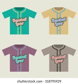 Baseball Shirt Set Vintage Style