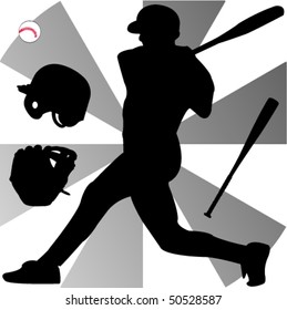 10,997 Baseball bat silhouette Images, Stock Photos & Vectors ...