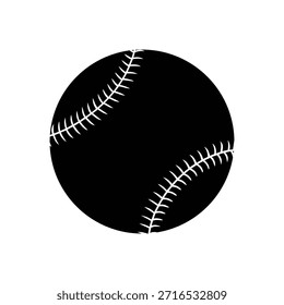 ilustração de arte vetorial de silhueta de beisebol