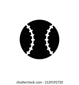 Baseball simple flat icon design vector