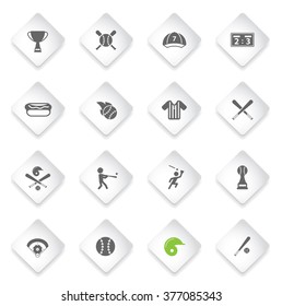 Baseball simply symbol for web icons and user interface