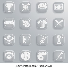 Baseball simply symbol for web icons and user interface
