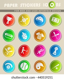 Baseball simply symbol for web icons and user interface