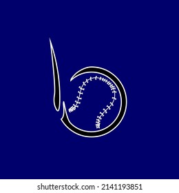 baseball softball logo vector illustration