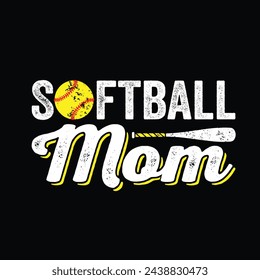 Baseball Softball Quotes T-Shirt design, Vector graphics, typographic posters, or banners	