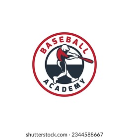 Baseball Softball Team Academy Club Template Vector