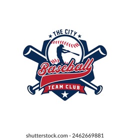 Baseball Softball Team Club Logo Academy Championship Template Vector