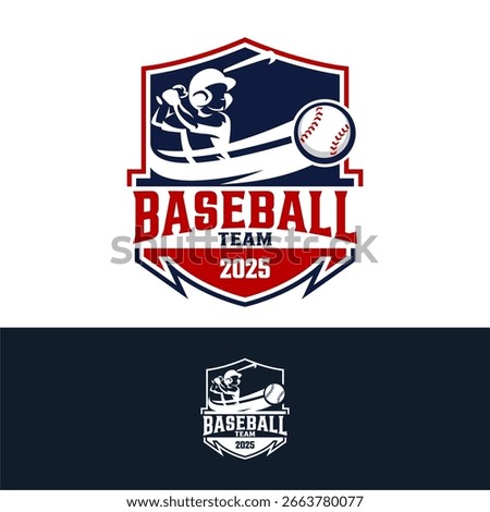 Baseball Softball Team Club Logo Template Vector