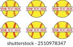 Baseball Split Name, Softball, Baseball Custom Name, Baseball Silhouette