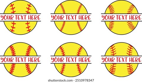 Nome de divisão de beisebol, Softball, Nome personalizado de beisebol, Silhueta de beisebol