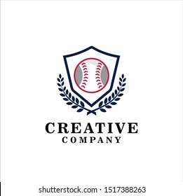  baseball sport badge logo design template and some elements For logos, badge, banner, emblem, label, insignia, T-shirt screen and printing