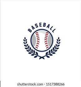 Baseball Sport Badge Logo Design Template Stock Vector (Royalty Free ...