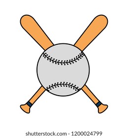 baseball sport ball and bats