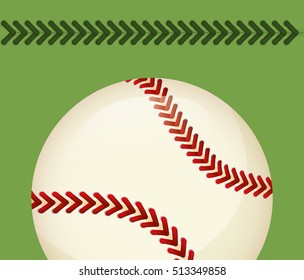 baseball sport ball icon vector illustration graphic design