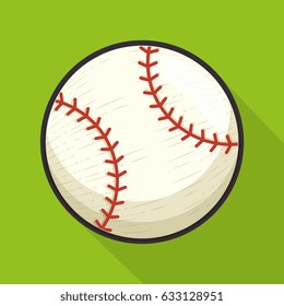 baseball sport ball isolated icon