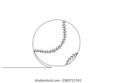 baseball sport ball object line art design