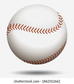 baseball sport ball in realistic style. Team sports. Healthy lifestyle. Vector