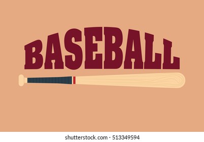 baseball sport bat icon vector illustration graphic design