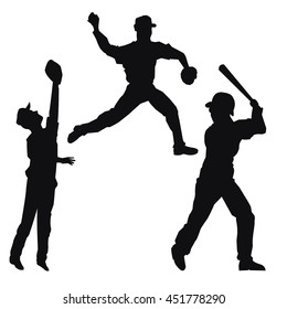 Baseball sport concept represented by cartoon player icon. Isolated and flat illustration.