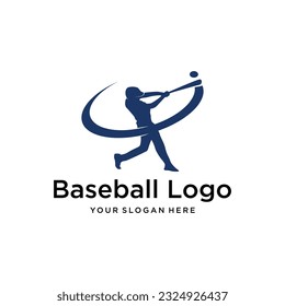 Baseball Sport Creative Logo Design Vector