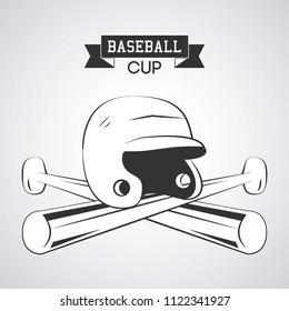 Baseball sport cup