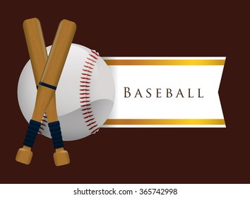 Baseball sport design 