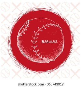 Baseball sport design 