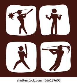 Baseball sport design 