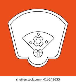 baseball sport design 