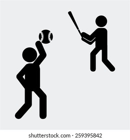 baseball sport design, vector illustration eps10 graphic 