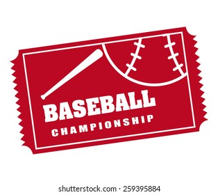 baseball sport design, vector illustration eps10 graphic 