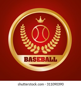 Baseball sport design, vector illustration eps 10.
